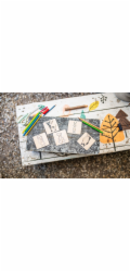 BeWooden Lišácké vkládací puzzle 4 v 1 - Lišárna