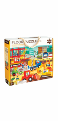Petit Collage Podlahové puzzle stavba ve městě