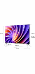 Dreame Vivid QLED TV Q100 165,1 cm (65") 4K Ultra HD Smart TV Wi-Fi Černá 350 cd/m2