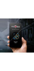 ForCell Flexibilní 5D hybridní sklo pro iPhone 15 Pro Max černé
