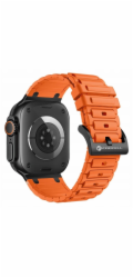 ForCell Silikonový řemínek pro Apple Watch F-Design FA06 42/44/45/49mm oranžový