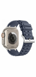 ForCell Silikonový řemínek Apple Watch F-Design FA06 s otvory pro řemínek 38/40/41 mm modrý