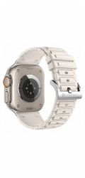 ForCell Silikonový řemínek pro Apple Watch F-Design FA06 42 / 44 / 45 / 49 mm bílý