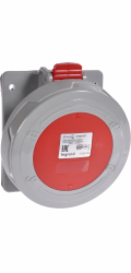 Legrand Panelová zásuvka 5P 32A 400V červená IP67 P17 TEMPRA PRO (555489)