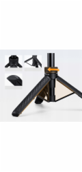 Kf Selfie tyč Mini stativ + selfie tyč 65cm 360° držák na sluchátka K&f / Kf09.180s1