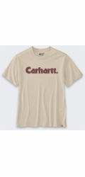 Carhartt Tričko s logem Carhartt a ovesným mlékem