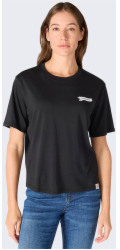 Carhartt Tričko Carhartt Tencel Pennant Flag ČERNÉ