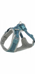 Trixie Postroj pro psy Premium FlexMesh Petrol M: 58–80 cm/20 mm vhodný pro mopsy a buldoky