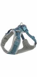 Trixie Postroj pro psy Premium FlexMesh Petrol L: 63–92 cm/25 mm, vhodný pro mopsy a buldoky