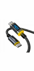 AOHI Kabel USB Kabel USB-C s LED displejem AOHi MAGLINE+ 140W 1,2 m