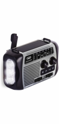 Trevi Rádio Radija RA 7F30 BT Šedá solární baterie.