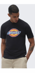 Lee Černé tričko Dickies s logem Icon