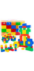 LeanToys Sada velkých stavebních kostek v sáčku, barevné, 28,5x9x9 cm, 20 ks.