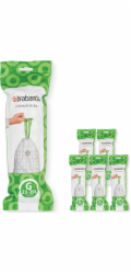 Brabantia Pytle na odpadky velikost G 23-30L 120 ks 6x20 138423
