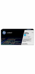 HP 651A Cyan LJ Toner Cart, CE341A (16,000 pages)