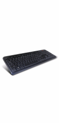 C-TECH klávesnice KB-102M USB, multimediální, slim, black, CZ/SK