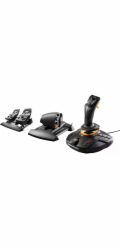 Thrustmaster Joystick T16000M FLIGHT PACK + plynový pedál + pedálová sada, pro PC 