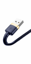Baseus Cafule Lightning kabel 1,5A 2m - zlato-tmavě modrý