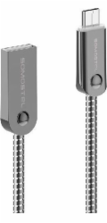 Somostel USB-A - microUSB USB kabel 1 m stříbrný (SMS-BJ01)