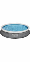 Bestway Bestway 57313 Fast Set expanzní bazén s filtračním čerpadlem Šedá 4,57mx 84cm