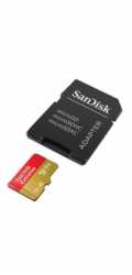 SanDisk micro SDXC karta 64GB Extreme (170 MB/s Class 10, UHS-I U3 V30) + adaptér