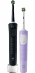 Oral-B Vitality Pro D103 Duo zubní kartáček 2 ks. černá/fialová