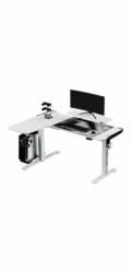 Ultradesk Herní stůl WINGER - bílý