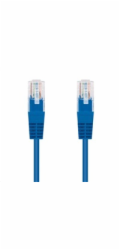 C-TECH kabel patchcord Cat5e, UTP, modrý, 0,25m