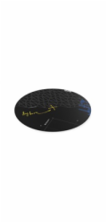 Endorfy ochranná podložka pod židli FP110C / kulatá / průměr 110cm / černá