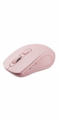 C-TECH myš Dual mode, bezdrátová, 1600DPI, 6 tlačítek, růžová, USB nano receiver
