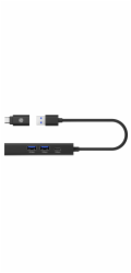 Hub IB-HUB1439-LAN 4v1 HUB, 1x USB-C, 2xUSB-A, 1x LAN