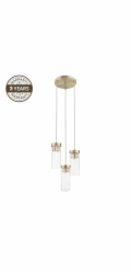 Závěsné svítidlo DOMOLETTI PORTO 20101AB-3Y, 3×25 W, G9