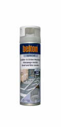 Aerosolová silniční barva Belton, bílá, 500 ml