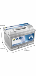 Baterie Varta SD E38, 74 Ah, 750 A, 12 V