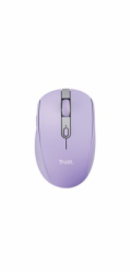 Trust Ozaa/Kancelářská/Optická/Pro praváky/3 200 DPI/USB+BT/Fialová