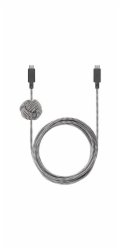 Native Union kabel USB-C na USB-C 1,8 m černobílý (ACABLE-C-ZEB-NP)