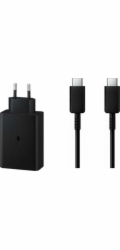 Vega Nabíječka LITTE PD DO SÍTĚ 2xUSB-C 1xUSB EP-T6530 65W ČERNÁ BULK + EKONOMICKÝ USB PD KABEL TYPE-C NA TYPE-C 5A 100W ČERNÁ USB 3.0