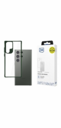 3mk ochranný kryt Satin Armor Case+ Green pro Samsung Galaxy S24 Ultra