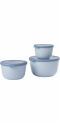 Mepal Sada 3 kulatých misek Cirqula 500 1000 2000 Nordic Blue 106231015700
