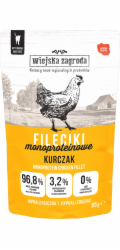 WIEJSKA ZAGRODA Kuřecí Mono Filety – mokré krmivo pro kočky – 85g