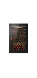 Haier Wine Bank 50 Serie 3 HWS49GAE Kompresorová chladnička na víno Stojací Černá 49 lahev/lahve