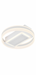 LEDVANCE STROPNÍ VENTILÁTOR S GRILEM ČTVERCOVÝ 55W CCT BÍLÝ
