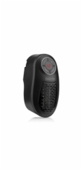 Salente HotHeat, teplovzdušný mini ventilátor, 500 W, černý
