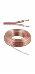 PremiumCord kabel pro repro CU, 2x0,75mm 10m