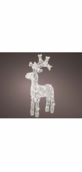 LED dekorace Jelen, V61 cm, 50 LED diod
