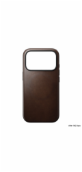 Nomad kryt Modern Leather Case Magsafe Horween pre iPhone 17 Pro - Rustic Brown