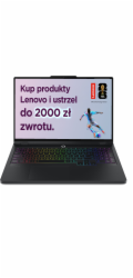 Lenovo Legion Pro 5 16ADR10 AMD Ryzen™ 7 8745HX Laptop 40,6 cm (16") WQXGA 32 GB DDR5-SDRAM 1 TB SSD NVIDIA GeForce RTX 5060 Wi-Fi 6 (802.11ax) NoOS Černá