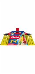 VILEDA Venkovní koště s násadou 2 v 1
