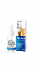 EUROWET Otolan - tekutý přípravek na odstraňování ušního mazu pro psy a kočky - 50 ml