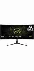 MSI monitor PRO MP341CQ E12, 34" VA zakřivený /3440x1440 (UWQHD)/120Hz/1ms/2 x HDMI/DP/černý